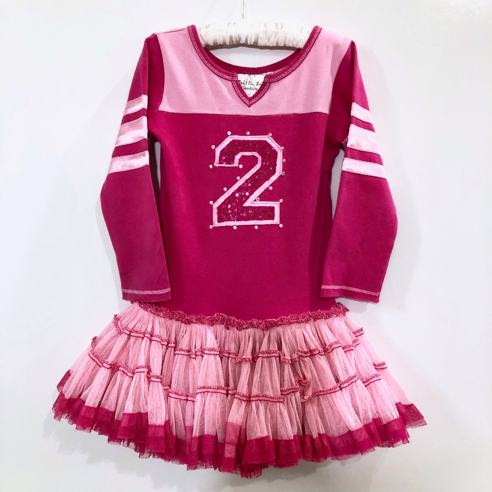Ooh! La La! Couture Pink Girls Tutu Dress 2T